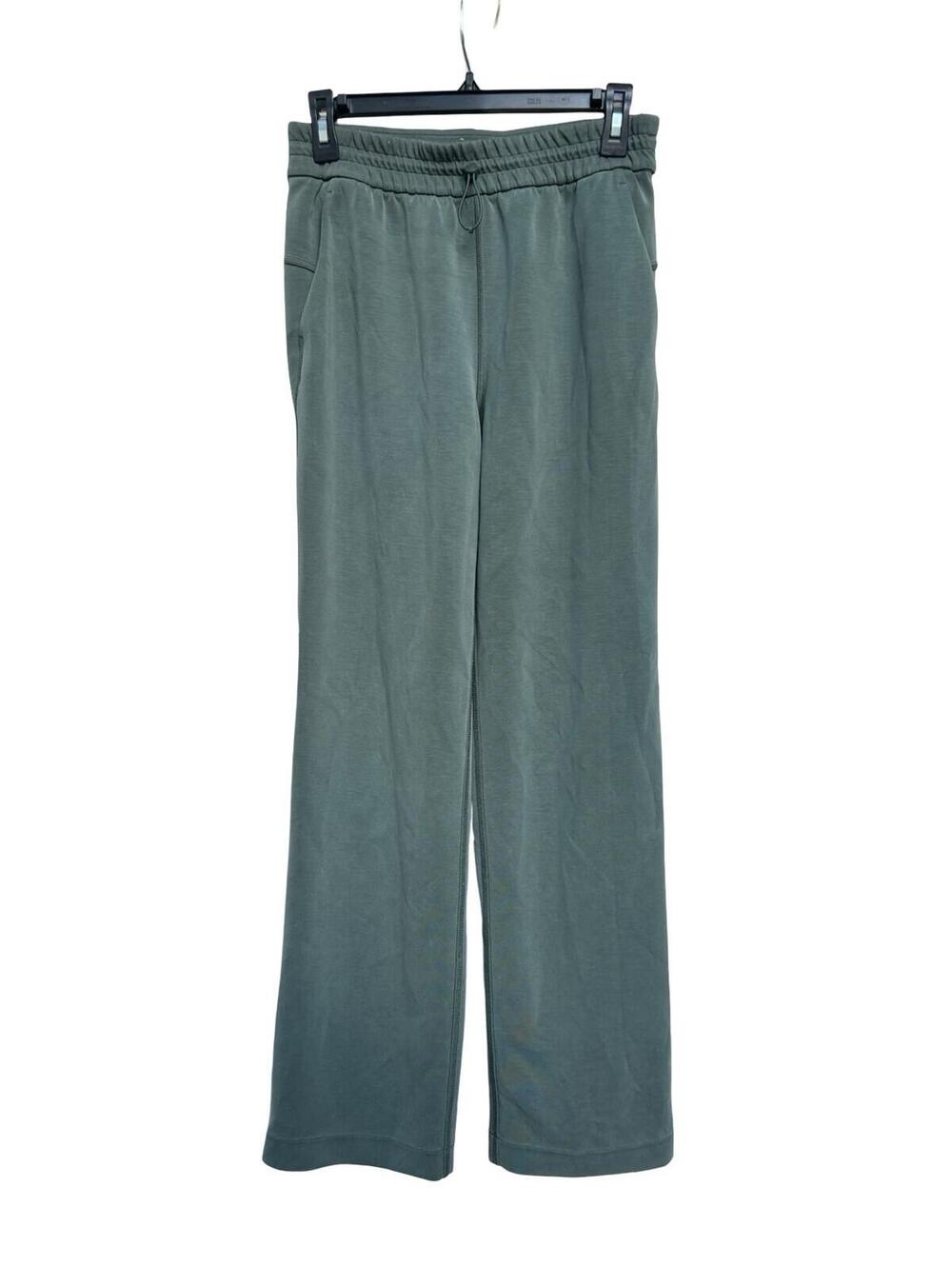 Lululemon Wide Leg Lounge Pants Green Modal Blend‎ Womens 6